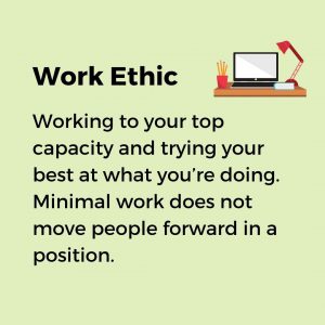 work ethic as a key soft skill 