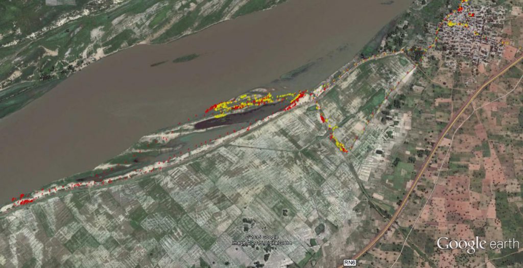 GPS Mapping Results in the Niger River Valley