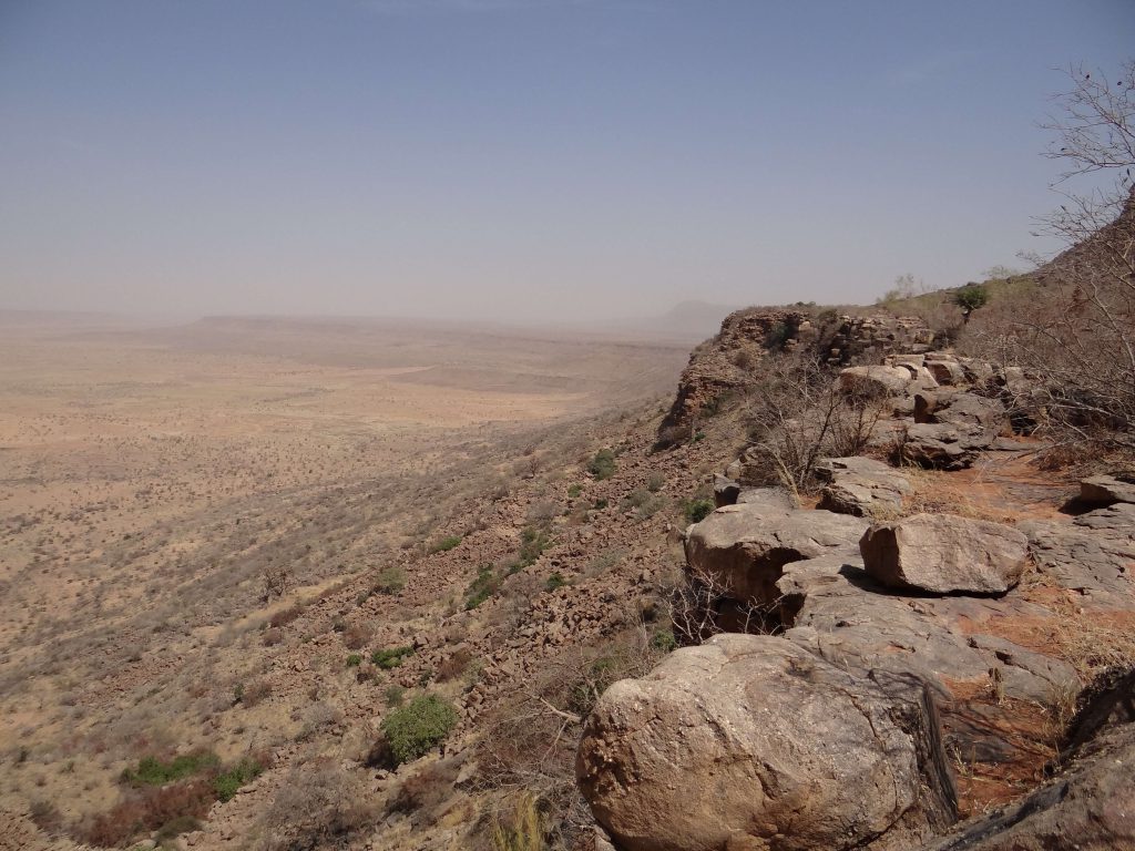 Bandiagara Escarpment in the Dogon country of Mali
