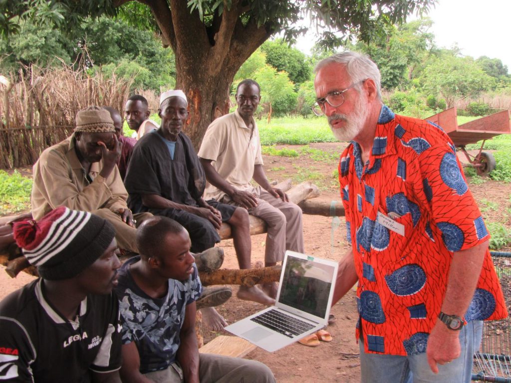 Farmer to Farmer Volunteer Dan Miller in Klé Sokoro, Mali
